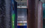 Bolon exhibition stand, designed by Doshi Levien, at Salone del Mobile 2016