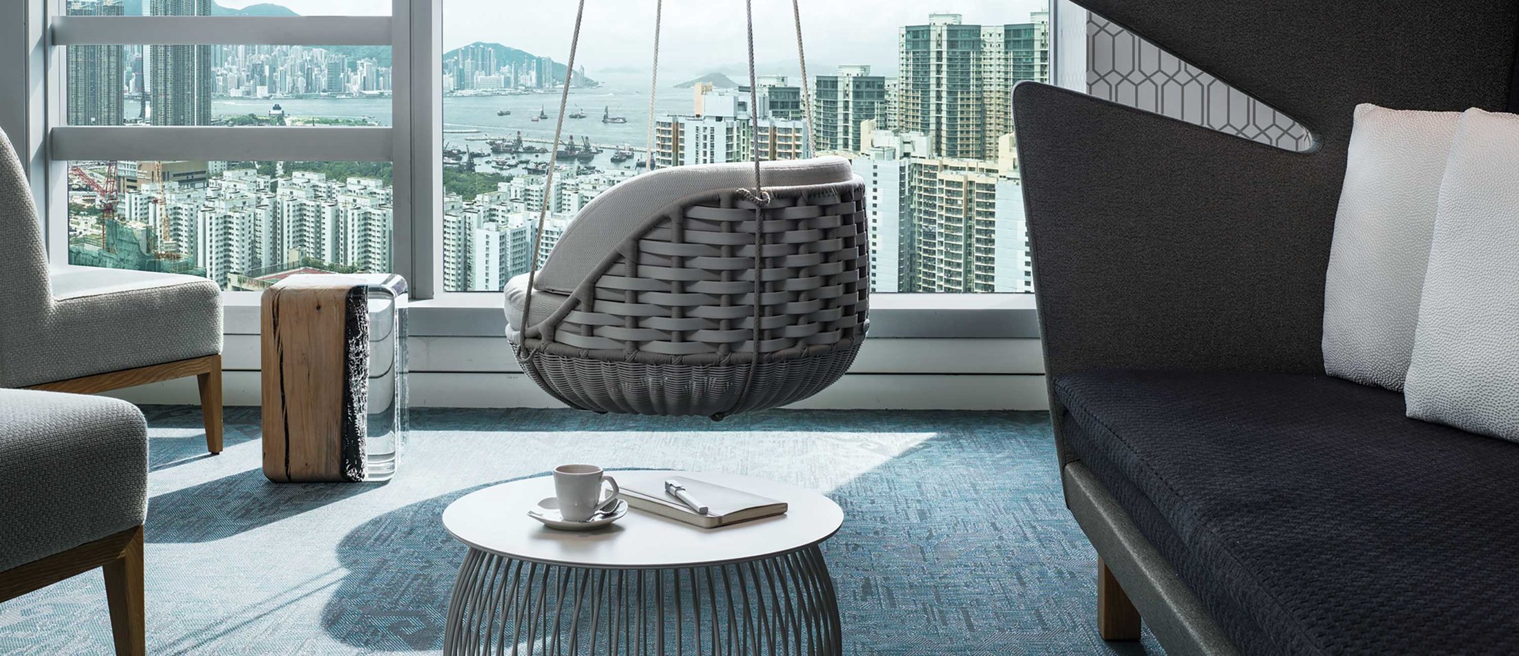 Bolon flooring in the Cordis Hotel in Hong Kong, China